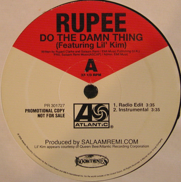 Rupee : Do The Damn Thing (12")