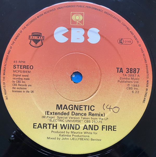 Earth, Wind & Fire : Magnetic (12")