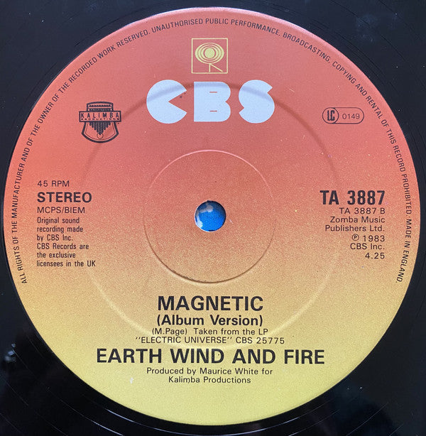 Earth, Wind & Fire : Magnetic (12")