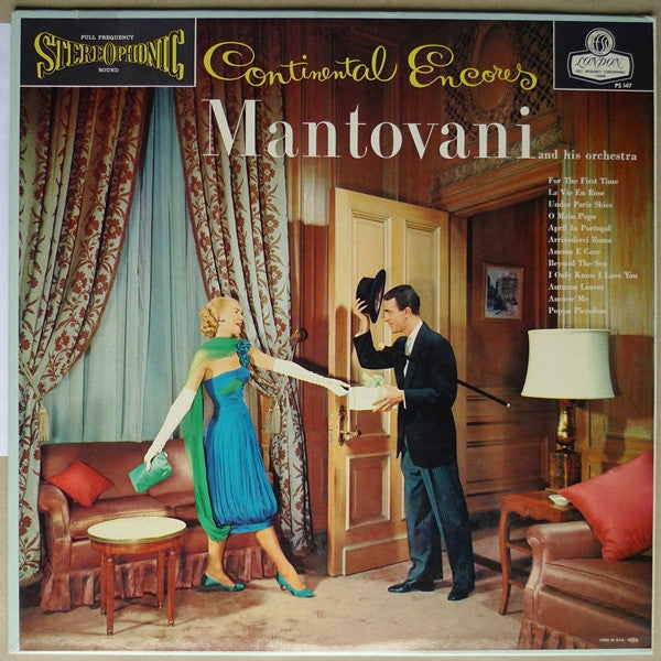 Mantovani And His Orchestra : Mantovani Continental Encores (LP)