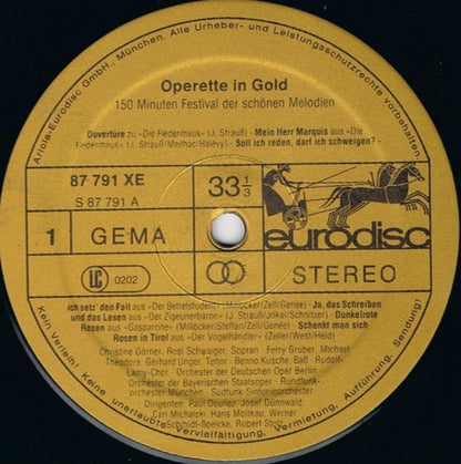 Various : Operette In Gold (3xLP, Comp)