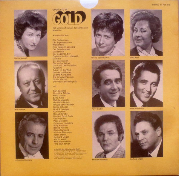 Various : Operette In Gold (3xLP, Comp)