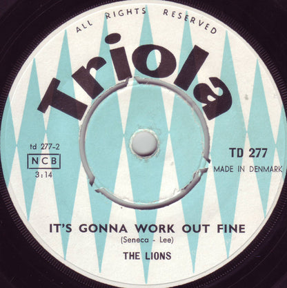 Lions (4) : Teenage Letter / It's Gonna Work Out Fine (7", Single)