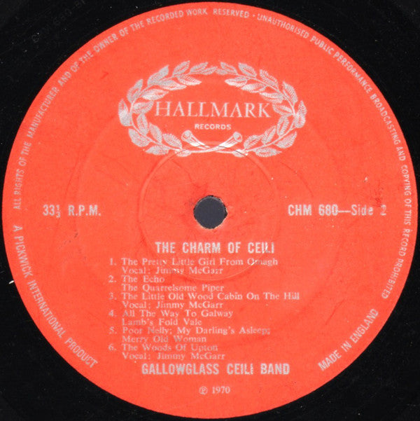 Gallowglass Ceili Band : The Charm Of Ceili (LP)