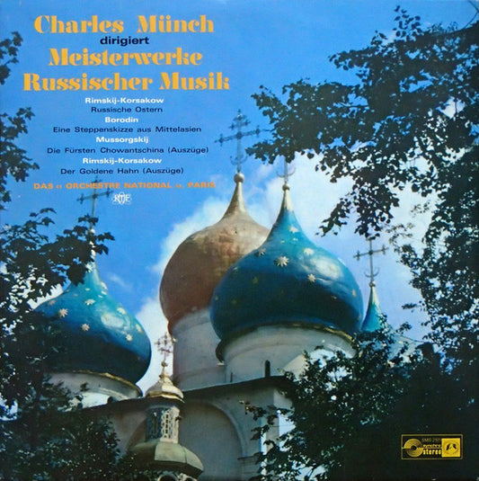 Charles Munch - Orchestre National De France : Meisterwerke Russicher Musik (LP)