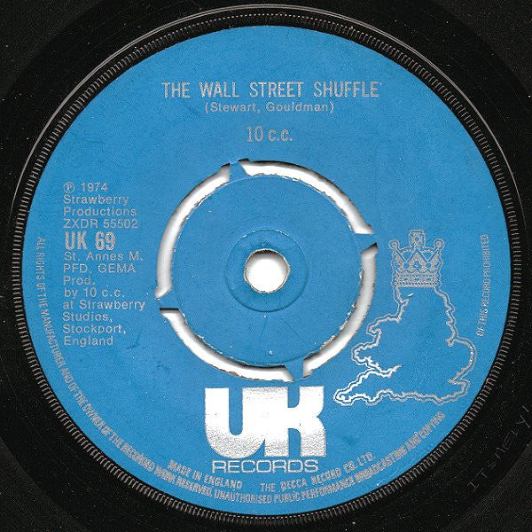 10cc : The Wall Street Shuffle (7", Single)