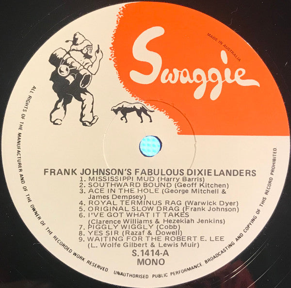 Frank Johnson's Fabulous Dixielanders : 1949-1950 (LP)