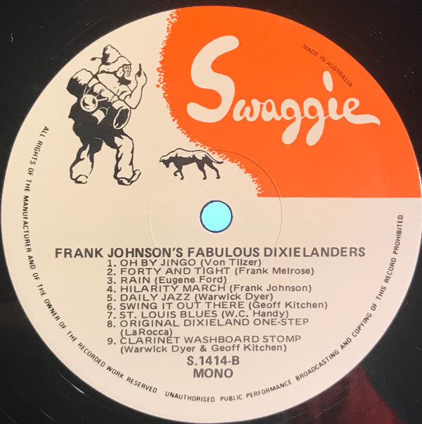 Frank Johnson's Fabulous Dixielanders : 1949-1950 (LP)