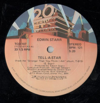 Edwin Starr : Tell-A-Star / Boop Boop Song (12")