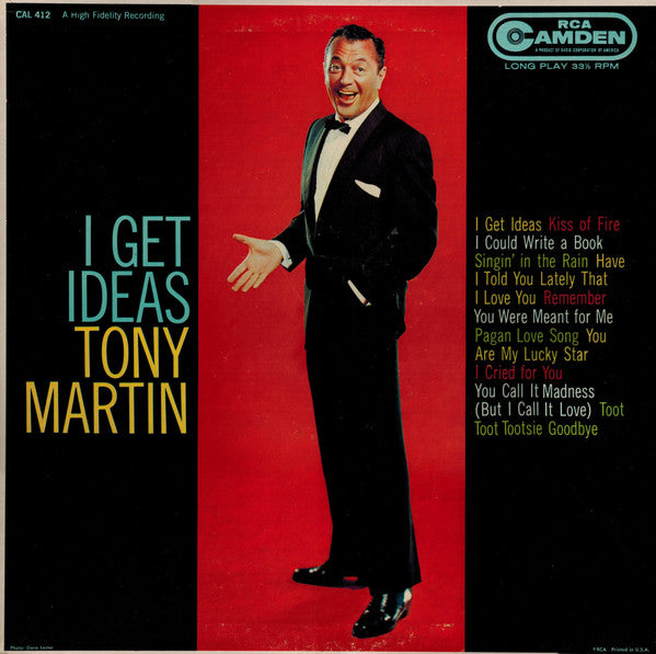 Tony Martin (3) : I Get Ideas (LP)