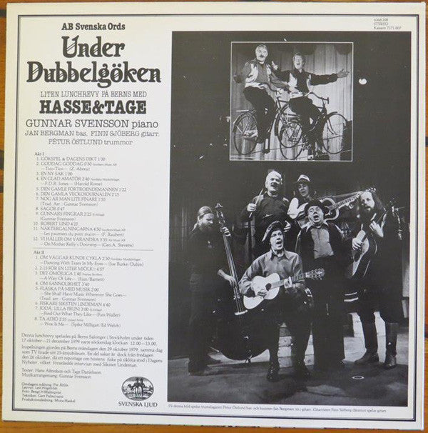 Hans Alfredson & Tage Danielsson : Under Dubbelgöken (Liten Lunchrevy På Berns) (LP)