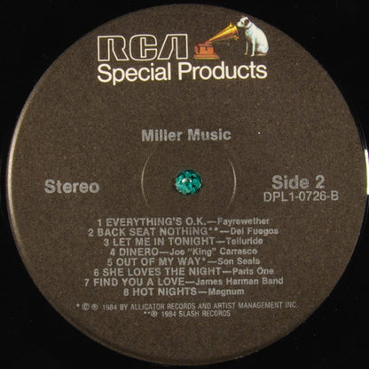 Various : Miller Music (LP, Comp, Promo)