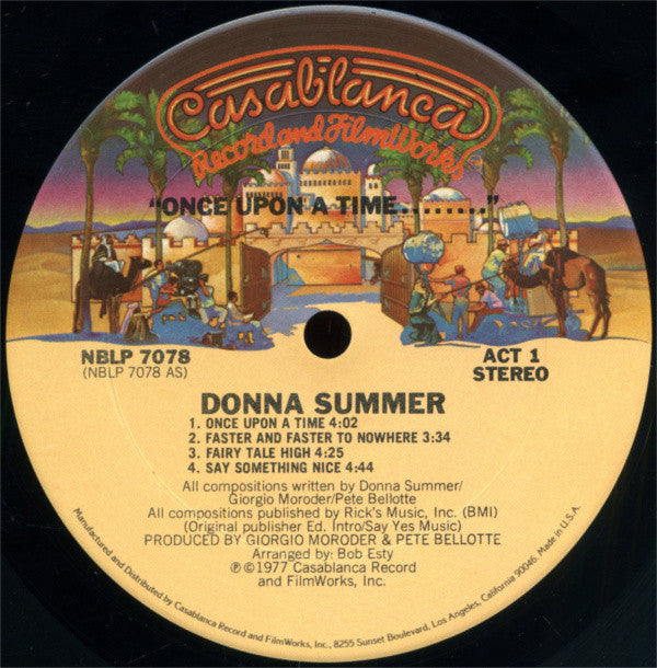 Donna Summer : Once Upon A Time... (2xLP, Album, San)