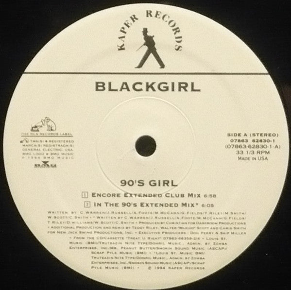 Blackgirl : 90's Girl (12", Single)