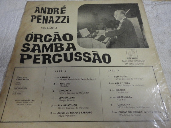 André Penazzi : Orgão Samba Percussão Vol. 4 (LP, Album)