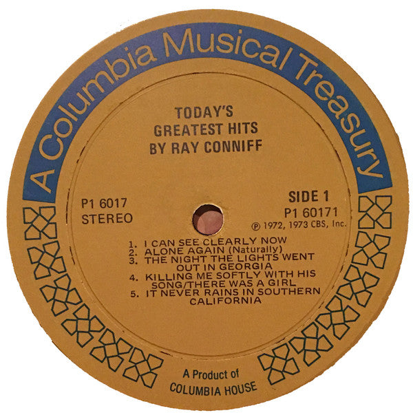 Ray Conniff : Today's Greatest Hits (2xLP, Comp)