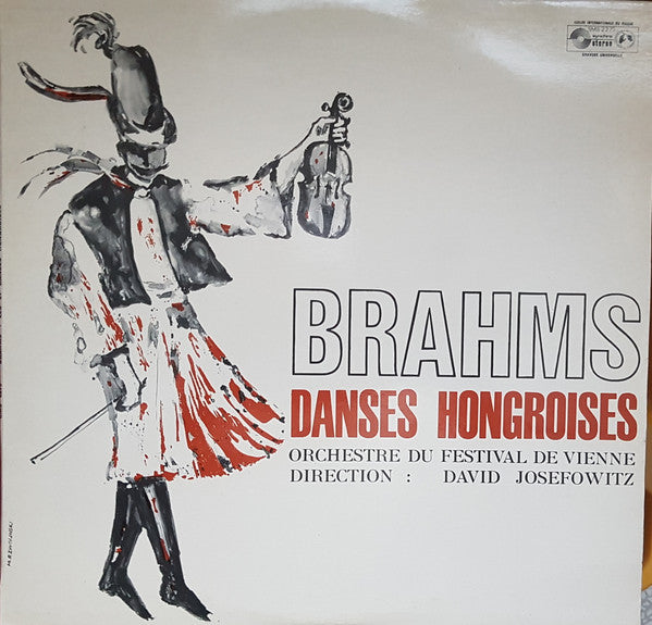 Johannes Brahms / Wiener Festspielorchester, David Josefowitz : Danses Hongroises (LP)