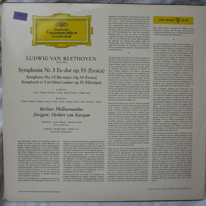 Ludwig van Beethoven / Berliner Philharmoniker • Herbert von Karajan : »Eroica« (LP, Mono)