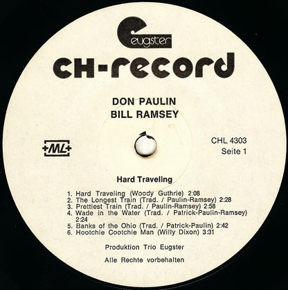 Don Paulin, Bill Ramsey : Hard Travelling (LP)