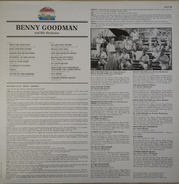 Benny Goodman And His Orchestra : Benny Goodman And His Orchestra (LP, Comp)