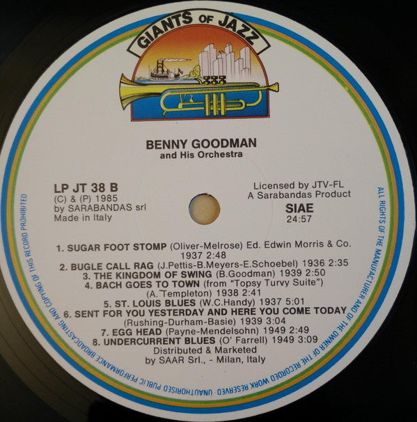 Benny Goodman And His Orchestra : Benny Goodman And His Orchestra (LP, Comp)