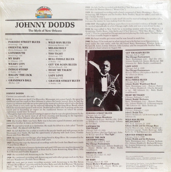 Johnny Dodds : The Myth Of New Orleans (LP, Comp)