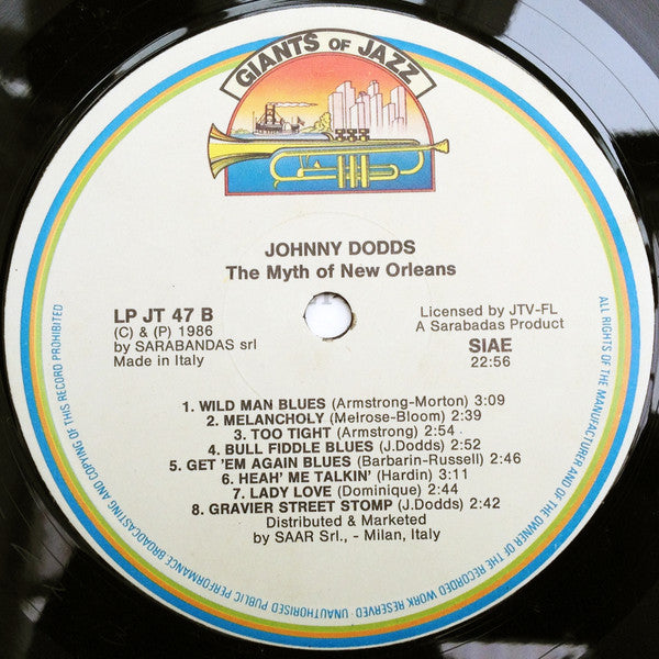 Johnny Dodds : The Myth Of New Orleans (LP, Comp)