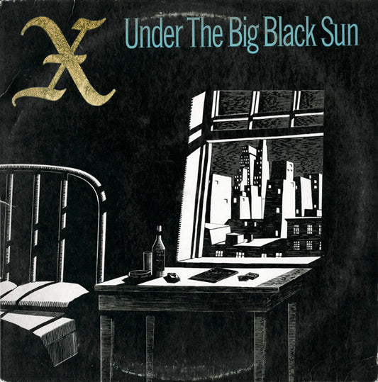 X (5) : Under The Big Black Sun (LP, Album, All)