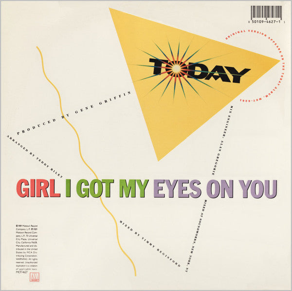 Today : Girl I Got My Eyes On You (12", Single)