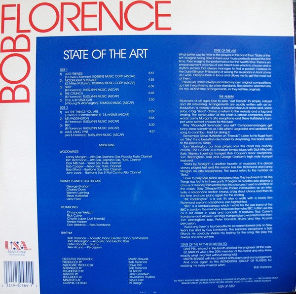 The Bob Florence Limited Edition : State Of The Art (LP)