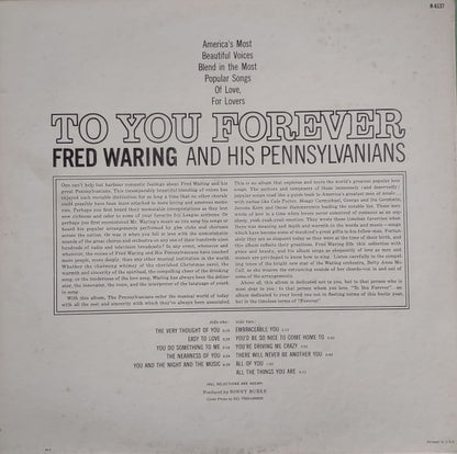 Fred Waring & The Pennsylvanians : To You Forever (LP, Mono)