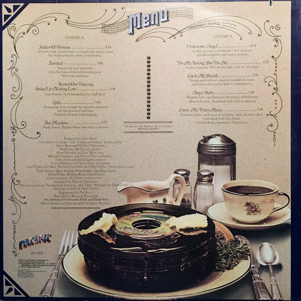 Alan O'Day : Appetizers (LP, Album, RI)