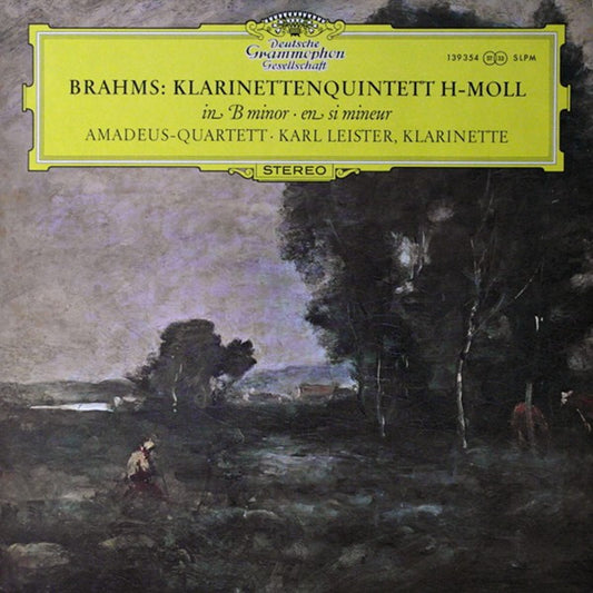 Johannes Brahms / Amadeus-Quartett ‧ Karl Leister : Klarinettenquintett H-Moll Op. 115 (LP)