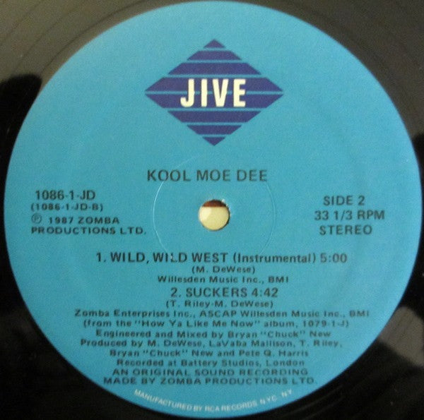 Kool Moe Dee : Wild, Wild West (12")