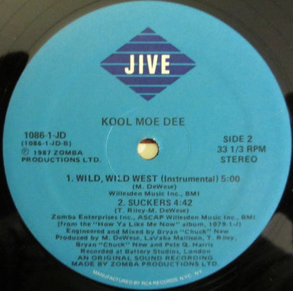 Kool Moe Dee : Wild, Wild West (12")