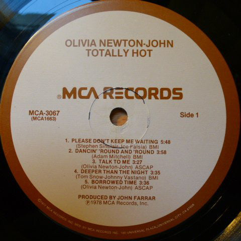 Olivia Newton-John : Totally Hot (LP, Album, Glo)