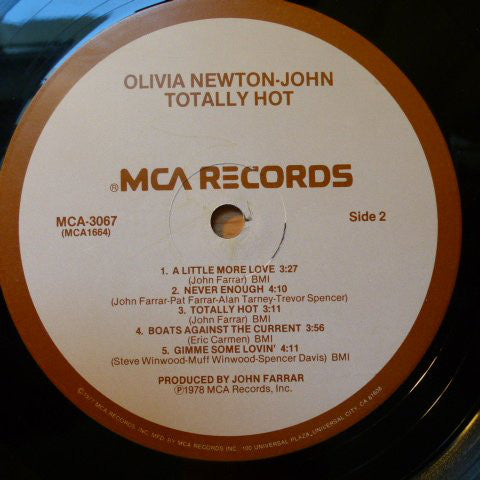 Olivia Newton-John : Totally Hot (LP, Album, Glo)