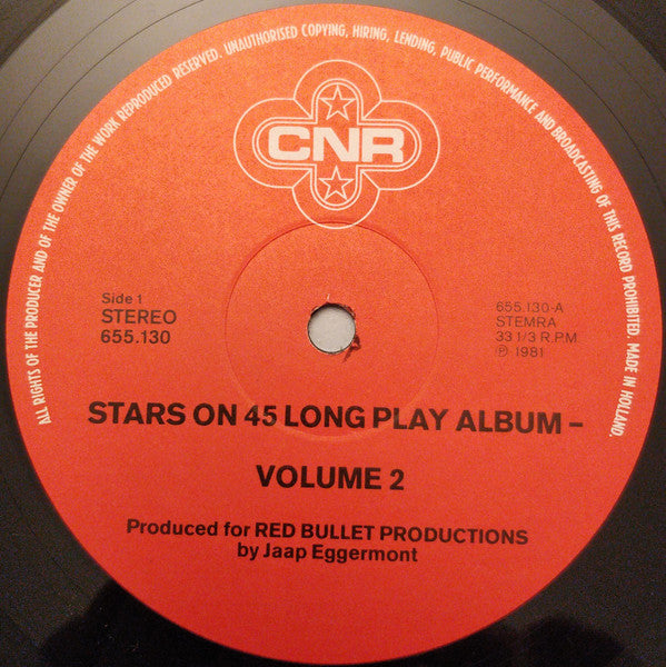 Stars On 45 : Longplay Album • Volume II (LP, Album)