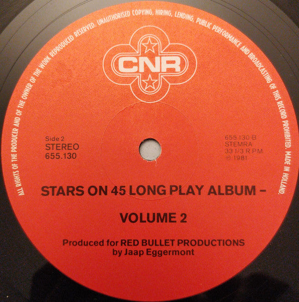 Stars On 45 : Longplay Album • Volume II (LP, Album)