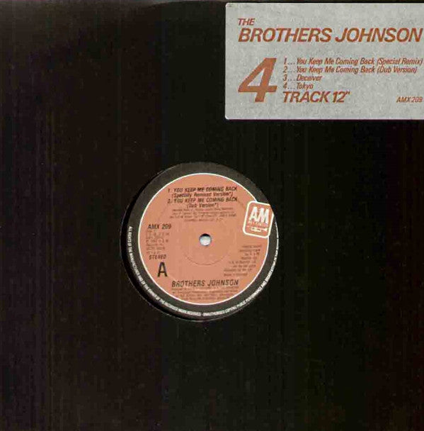 Brothers Johnson : You Keep Me Coming Back (12")