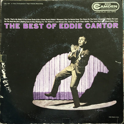 Eddie Cantor With Henri René And His Orchestra, The Bill Thompson Singers : The Best Of Eddie Cantor (LP, Comp, RE)