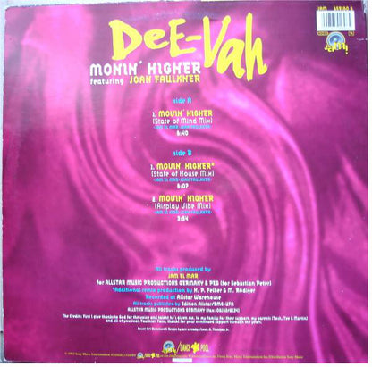 Dee-Vah Featuring Joan Faulkner : Movin' Higher (12")