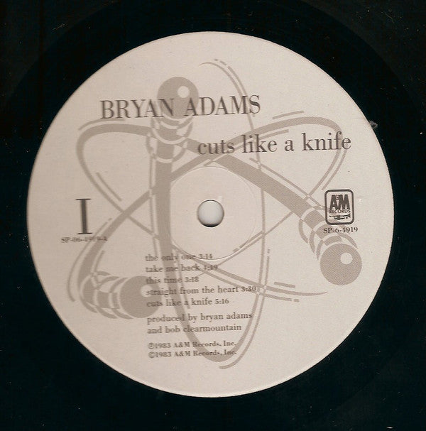 Bryan Adams : Cuts Like A Knife (LP, Album)