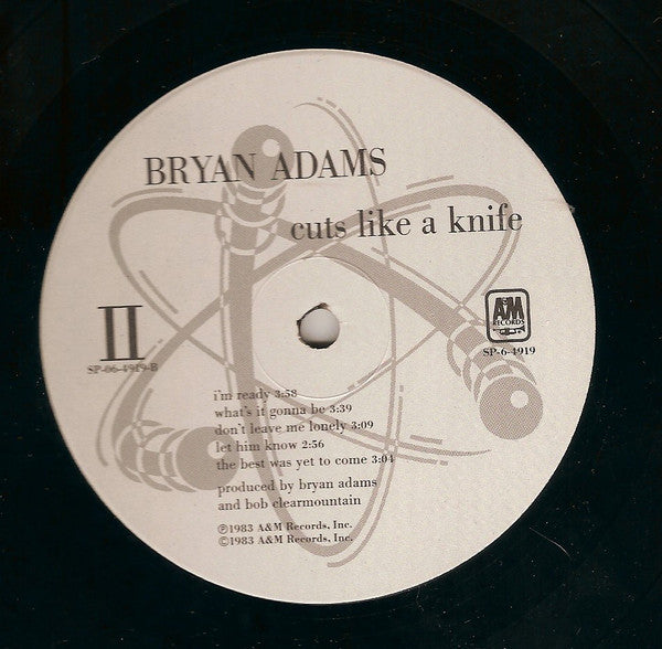 Bryan Adams : Cuts Like A Knife (LP, Album)