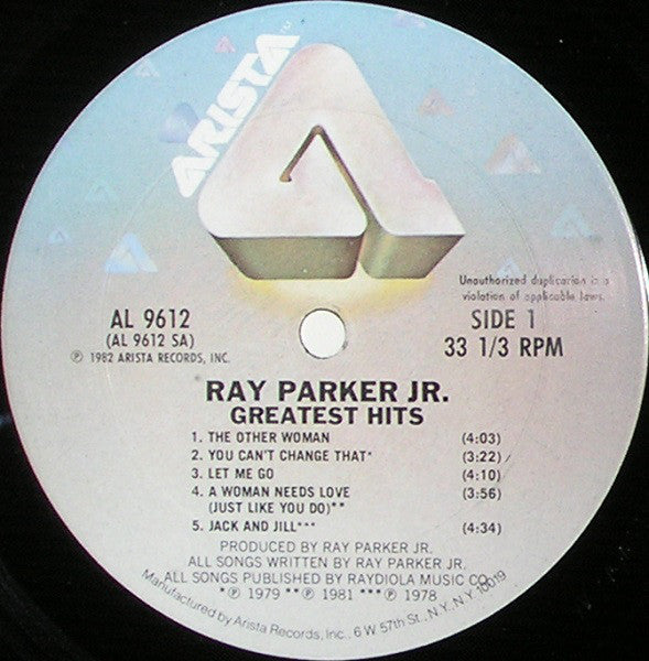 Ray Parker Jr. : Greatest Hits (LP, Comp)