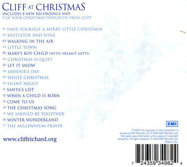 Cliff Richard : Cliff At Christmas (CD, Comp)