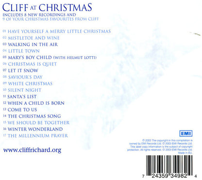 Cliff Richard : Cliff At Christmas (CD, Comp)