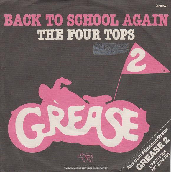 Four Tops : Back To School Again (7", Single)