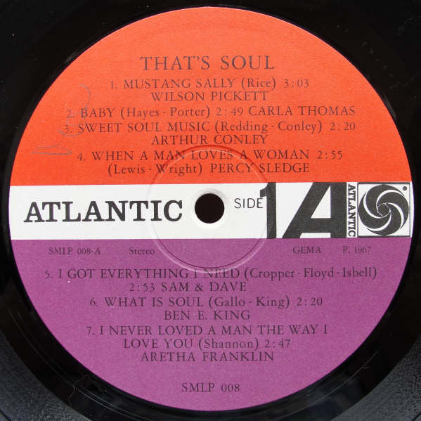 Various : That's Soul (LP, Comp, Gat)