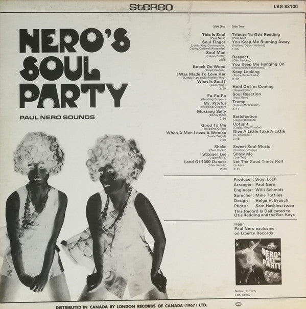 Paul Nero : Nero's Soul Party (LP, Album)